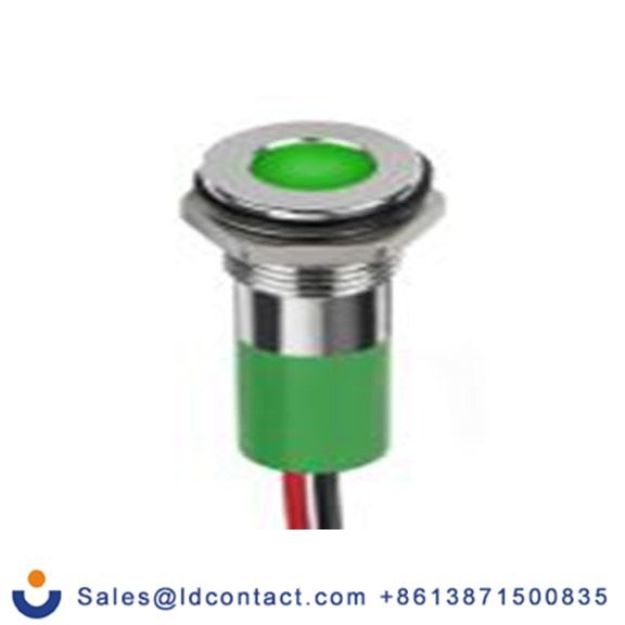 RS PRO 249-4318  指示器 亮绿 面板安装指示器, 电线端接, IP40 12V dc 8 mm, Q8系列
