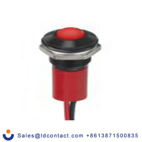 RS PRO 249-4333  指示器 鲜红色 面板安装指示器, 电线端接, IP40 24V dc 8 mm, Q8系列