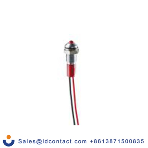 RS PRO 249-4344  冲水指示器 鲜红色 面板安装指示器, IP40 24V dc 8 mm, Q8系列