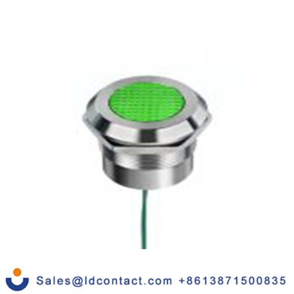 RS PRO 253-8514  指示器 绿色 面板安装指示器, 线缆和电缆端接, IP69K, IP40 24V ac/dc 25 mm, Q25系列