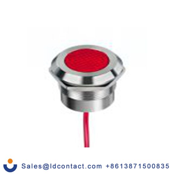 RS PRO 253-8515  指示器 红色 面板安装指示器, 线缆和电缆端接, IP69K, IP40 24V ac/dc 25 mm, Q25系列