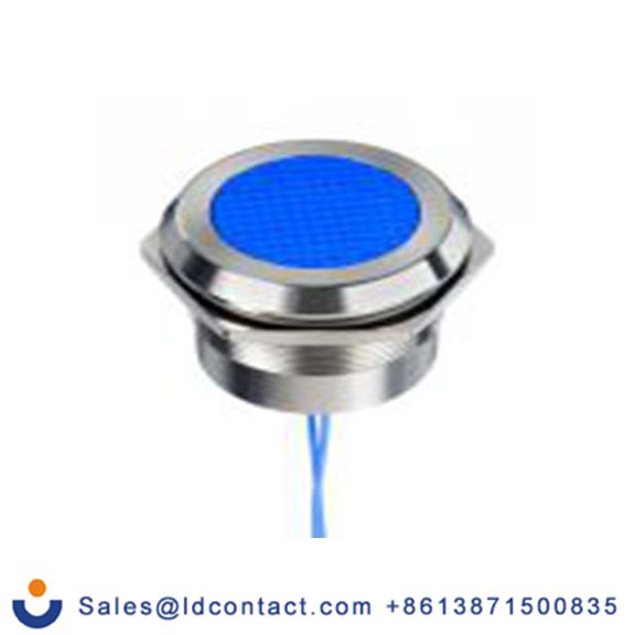 RS PRO 253-8518  指示器 蓝色 面板安装指示器, 电线端接, IP40, IP69K 24V ac/dc 30 mm, Q30系列