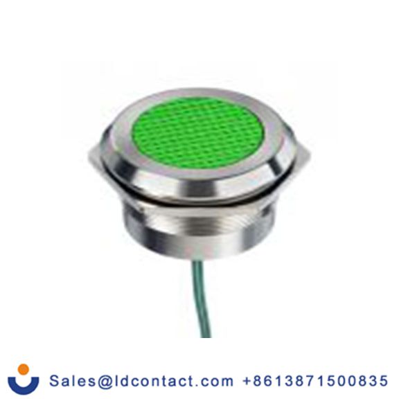 RS PRO 253-8519  指示器 绿色 面板安装指示器, 电线端接, IP40, IP69K 24V ac/dc 30 mm, Q30系列