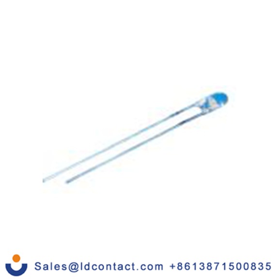 RS PRO 254-5692  3.4 V 通孔 LED, 蓝色, 3 mm, 2针, 470 nm