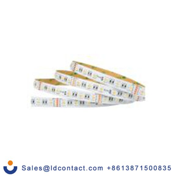 RS PRO 265-1540  蓝色, 绿色, 红色 柔性 灯带, 12 V dc, IP20, 4000k, 5 m长x10 mm宽, 60个LED/米, LRGB系列