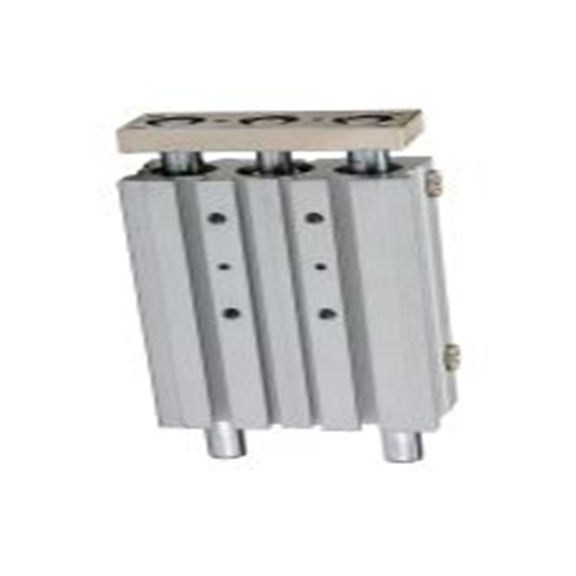 RS PRO,180-341,带导杆气缸, 20 mm孔径, 橡胶缓冲, SGM系列 80 mm, 双动式