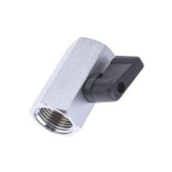 RS PRO,486-350,液压球阀, 2-way, G连接口螺纹, 镀铬黄铜主体, S35系列