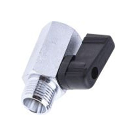 RS PRO,486-366,液压球阀, 2-way, G连接口螺纹, 镀铬黄铜主体, S35系列