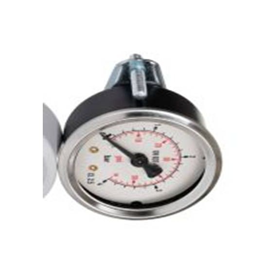 RS PRO,777-081,G (BSPP) 压力表 0 bar 400 bar, G 1/8接口, 塑料表壳, ±2.5 %精度, 111.12系列