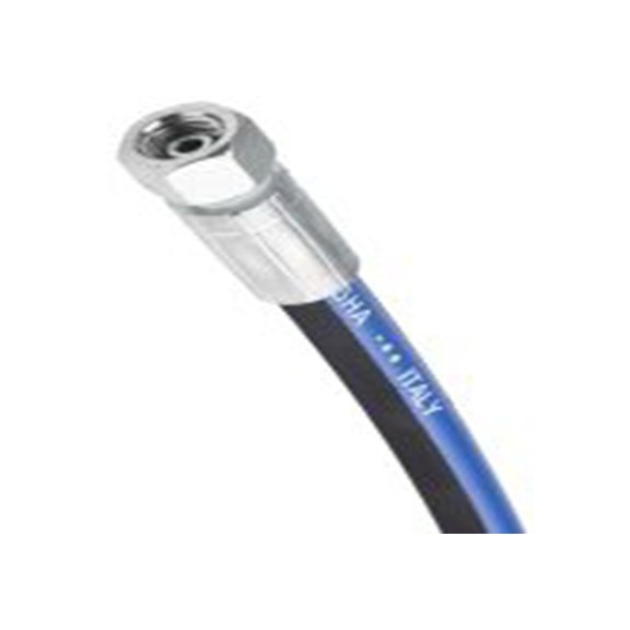 RS PRO,110-1992,高压胶管总成 合成橡胶 钢丝胶管, 762 mm总长, 400 bar最大压力, 6.35 mm内径