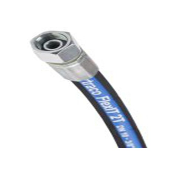 RS PRO,110-1999,高压胶管总成 合成橡胶 钢丝胶管, 358 mm总长, 330 bar最大压力, 9.53 mm内径