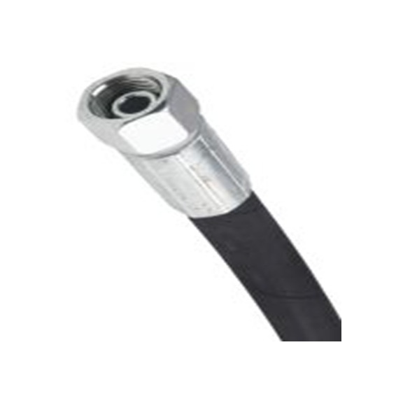 RS PRO,110-2000,高压胶管总成 合成橡胶 钢丝胶管, 458 mm总长, 330 bar最大压力, 9.53 mm内径