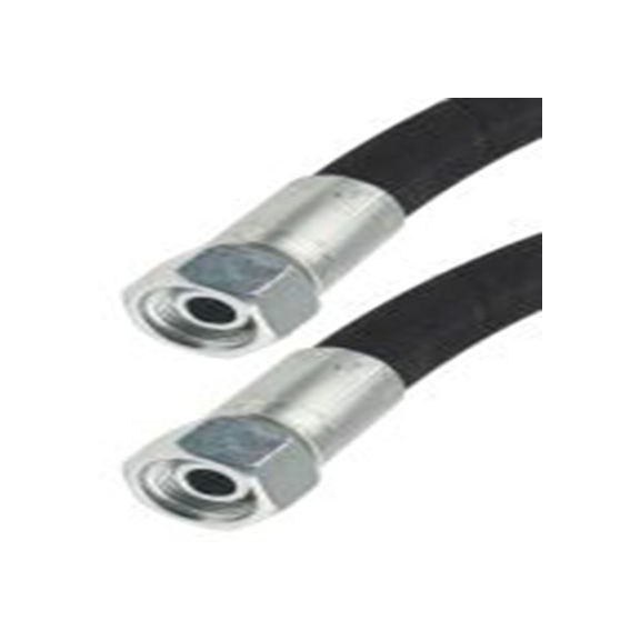 RS PRO,110-2014,高压胶管总成 合成橡胶 钢丝胶管, 856 mm总长, 275 bar最大压力, 12.7 mm内径