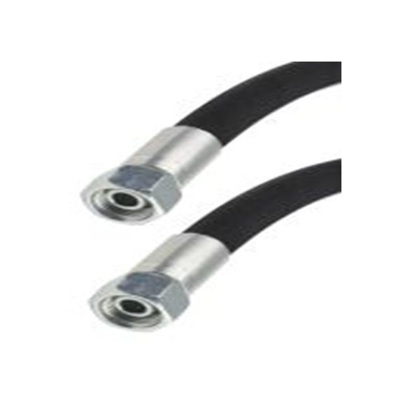 RS PRO,110-2016,高压胶管总成 合成橡胶 钢丝胶管, 1.16 m总长, 275 bar最大压力, 12.7 mm内径