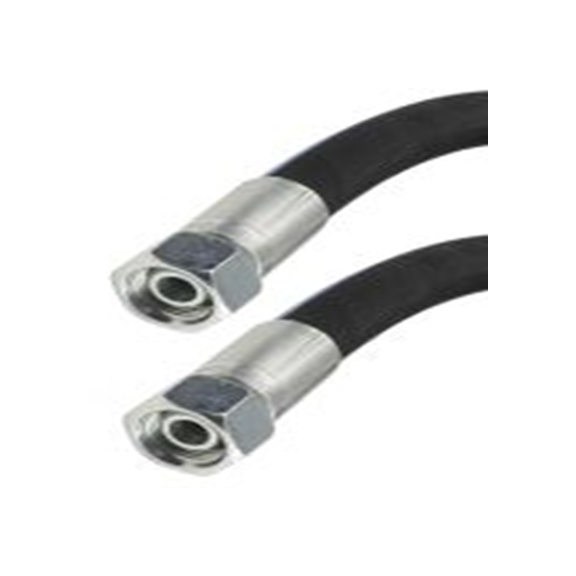 RS PRO,110-2017,高压胶管总成 合成橡胶 钢丝胶管, 1.46 m总长, 275 bar最大压力, 12.7 mm内径