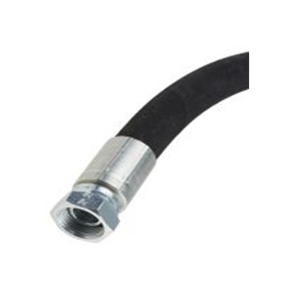 RS PRO,110-2158,高压胶管总成 合成橡胶 钢丝胶管, 1.95 m总长, 215 bar最大压力, 19.05 mm内径