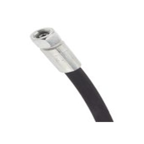 RS PRO,110-2211,高压胶管总成 合成橡胶 钢丝胶管, 1.16 m总长, 400 bar最大压力, 6.35 mm内径