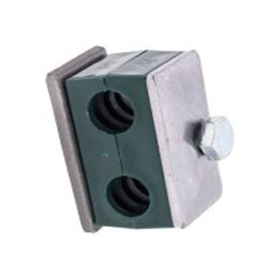 RS PRO,145-9763,管夹, 用于管外径15 mm, 夹间距1.2 m, -30 °C至90 °C