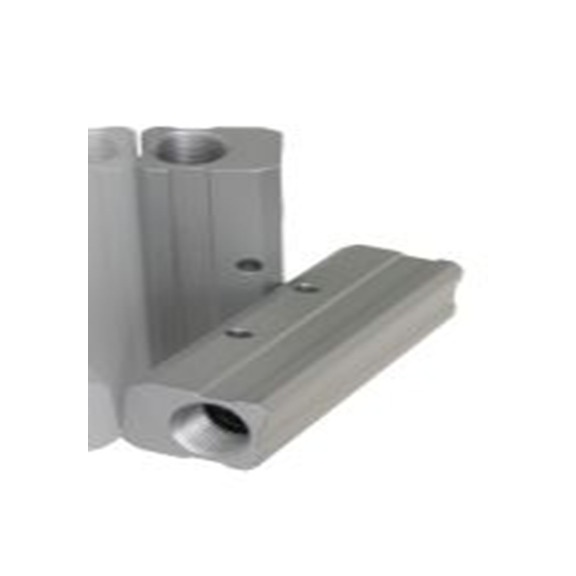 RS PRO,176-1102,75 bar 歧管, 3个, 铝制, 最高300 °C