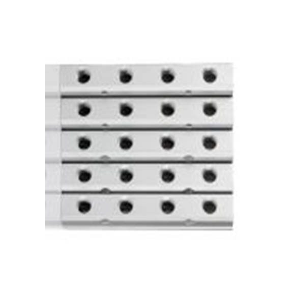 RS PRO,176-1103,75 bar 歧管, 4个, 铝制, 最高300 °C