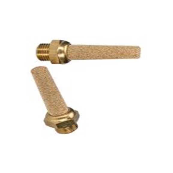 RS PRO,176-2283,带螺纹 消声器, 黄铜制 12 bar, 降噪76 dB, -10 °C→80 °C G