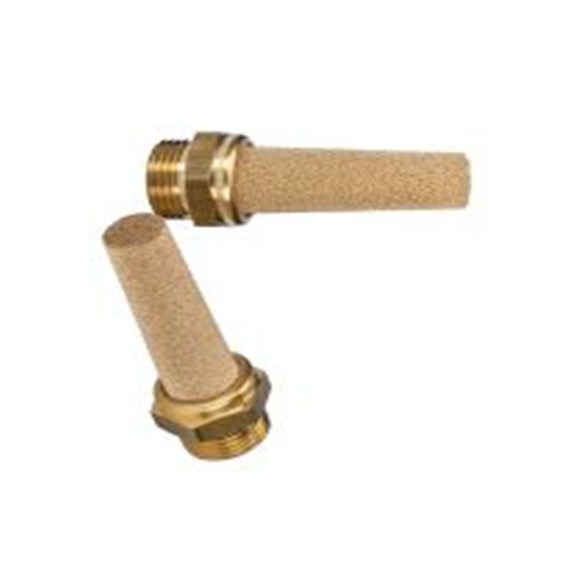 RS PRO,176-2285,带螺纹 消声器, 黄铜制 12 bar, 降噪88 dB, -10 °C→80 °C G