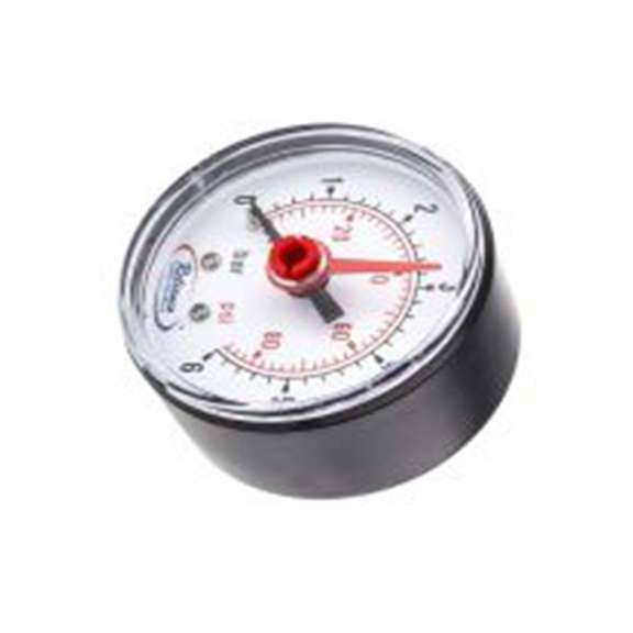 RS PRO,389-0569,压力表 0 bar 50 mm 6 bar, 1/4 in BSP接口, ABS表壳