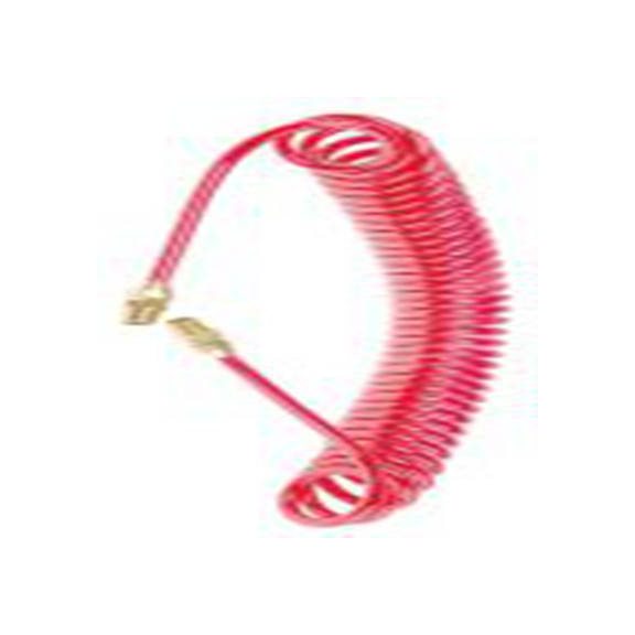 RS PRO,700-5649,红色 5 m PU 弹簧气管, 5 mm内径, 8 mm外径, 最大12 bar -20 °C 70 °C, USB系列