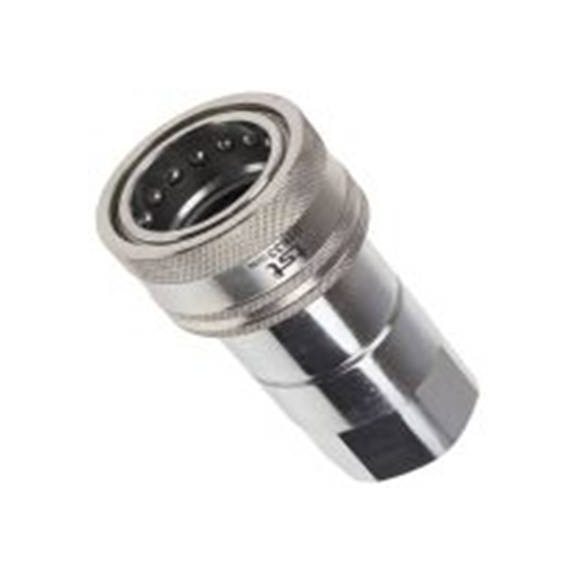 RS PRO,745-4729,液压快速接头 母插 1in BSP螺纹 球锁 接头, 最大操作230 bar, 最高125 °C, 钢制