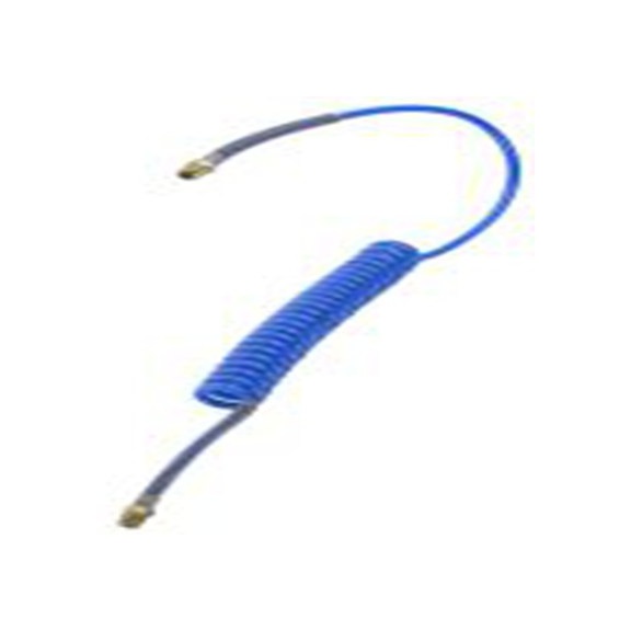 RS PRO,917-2325,蓝色 2 m PU 弹簧气管, 5 mm内径, 8 mm外径, 最大10 bar -20 °C 65 °C, CPC系列