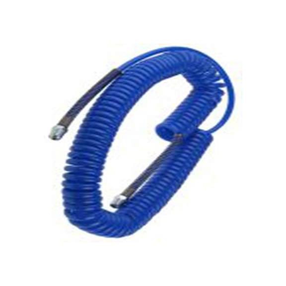 RS PRO,917-2331,蓝色 6 m PU 弹簧气管, 5 mm内径, 8 mm外径, 最大10 bar -20 °C 65 °C, CPC系列