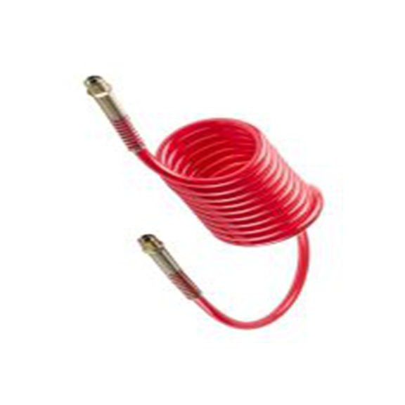 RS PRO,917-2460,红色 6 m PU 弹簧气管, 8 mm内径, 12 mm外径, 最大10 bar -20 °C 65 °C, CPC系列