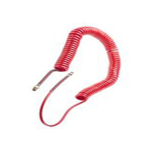 RS PRO,917-2463,红色 6 m PU 弹簧气管, 5 mm内径, 8 mm外径, 最大10 bar -20 °C 65 °C, CPC系列