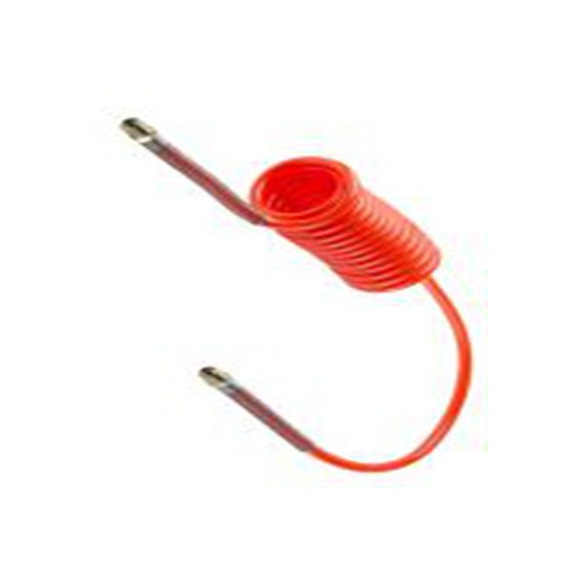 RS PRO,917-2466,红色 2 m PU 弹簧气管, 6.5 mm内径, 10 mm外径, 最大10 bar -20 °C 65 °C, CPC系列