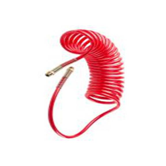 RS PRO,917-2472,红色 6 m PU 弹簧气管, 8 mm内径, 12 mm外径, 最大10 bar -20 °C 65 °C, CPC系列