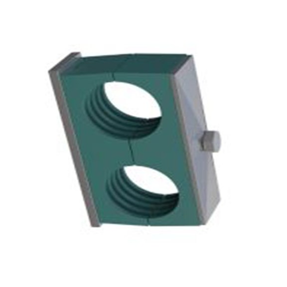 RS PRO,145-9771,管夹, 用于管外径20 mm, 夹间距1.2 m, -30 °C至90 °C