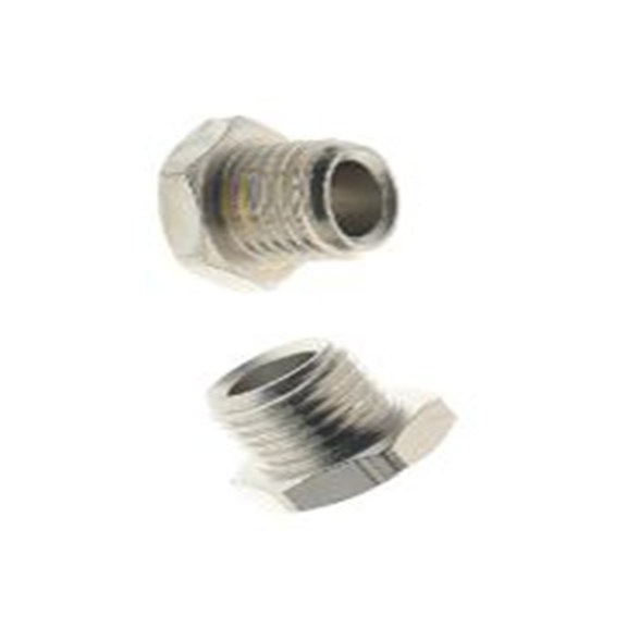 RS PRO,176-1053,塞头 镀镍黄铜, G接口