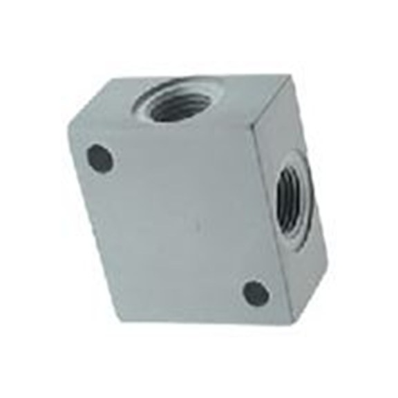 RS PRO,176-1098,100 bar 歧管, 1个, 铝制, 最高300 °C