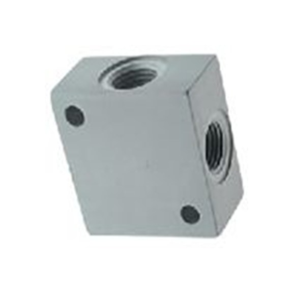 RS PRO,176-1101,50 bar 歧管, 1个, 铝制, 最高300 °C