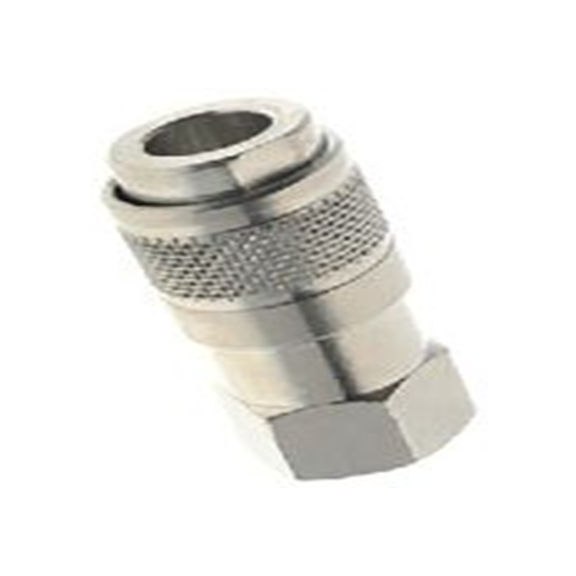 RS PRO,176-1901,气动快速接头 母插, BSP, 镀镍黄铜制, 12 bar