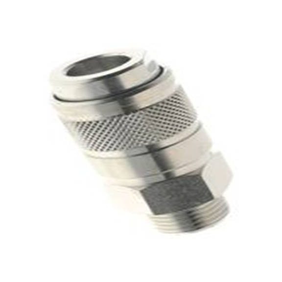 RS PRO,176-1908,气动快速接头 母插, BSP, 镀镍黄铜制, 12 bar