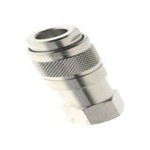 RS PRO,176-1911,气动快速接头 母插, BSP, 镀镍黄铜制, 16 bar