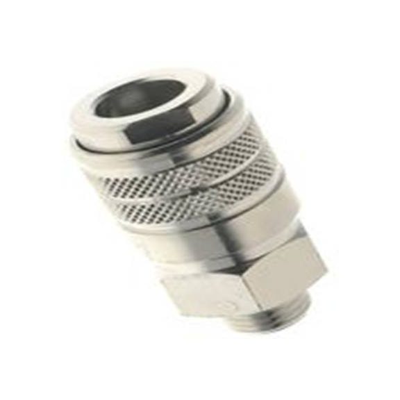 RS PRO,176-1921,气动快速接头 母插, BSP, 镀镍黄铜制, 16 bar