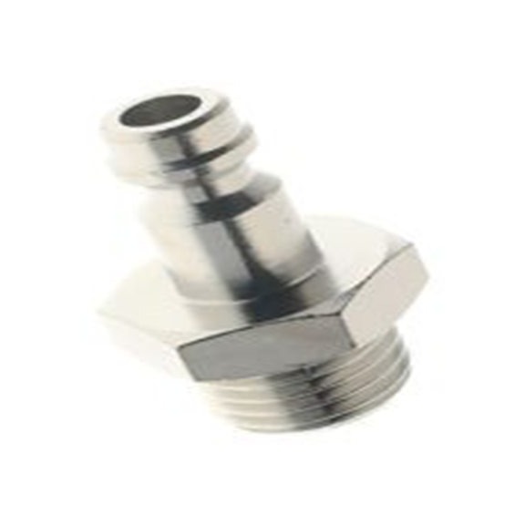 RS PRO,176-1944,耦合器螺纹接头 公, 1/8in, 镀镍黄铜制, 12 bar