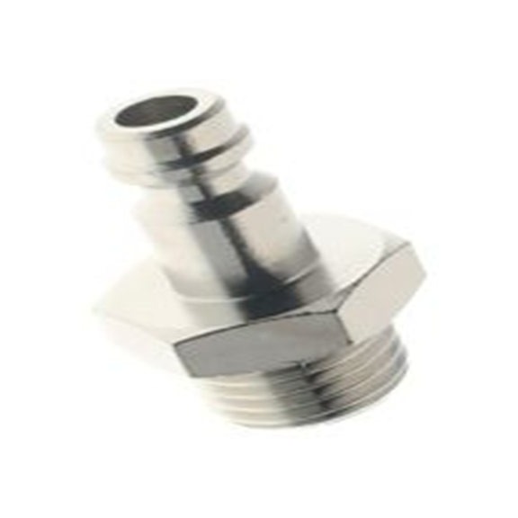 RS PRO,176-1945,耦合器螺纹接头 公, BSP, 1/4in, 黄铜制, 12 bar