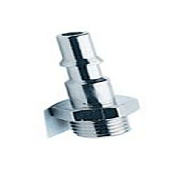 RS PRO,176-1951,耦合器螺纹接头 公, 1/4in, 镀镍黄铜制, 12 bar