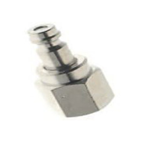 RS PRO,176-1961,耦合器螺纹接头 公, 1/8in, 镀镍黄铜制, 12 bar