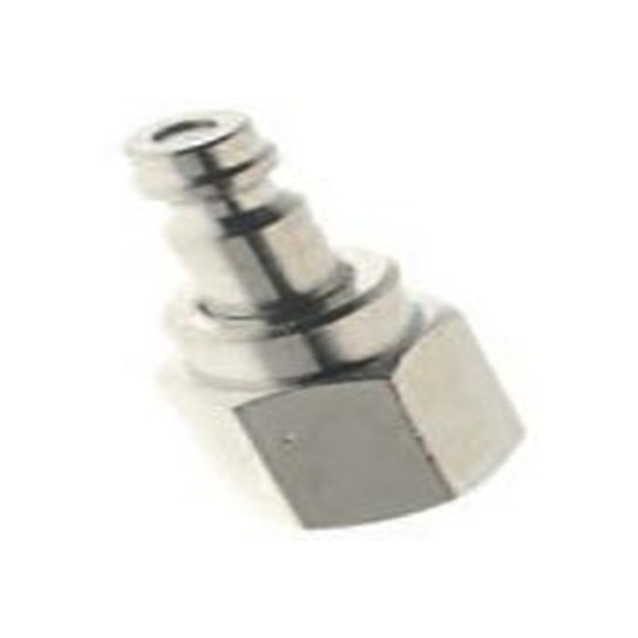 RS PRO,176-1962,耦合器螺纹接头 公, 1/4in, 镀镍黄铜制, 12 bar