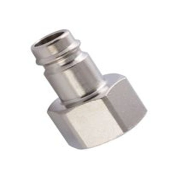 RS PRO,176-2013,耦合器螺纹接头 母插, ISO 228 A 类, 镀镍黄铜制, 12 bar