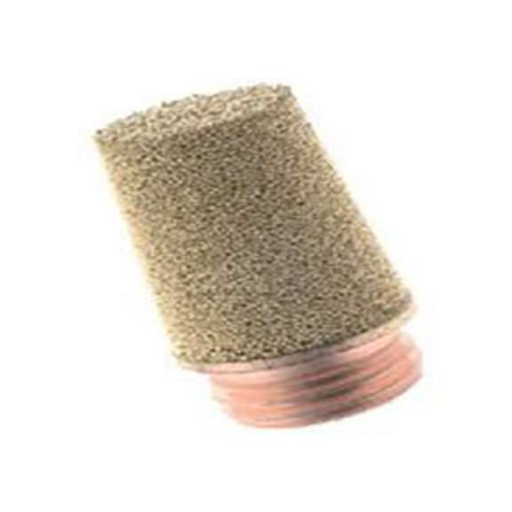 RS PRO,176-2274,带螺纹 消声器, 黄铜制 10 bar, 降噪83 dB, -10 °C→80 °C G